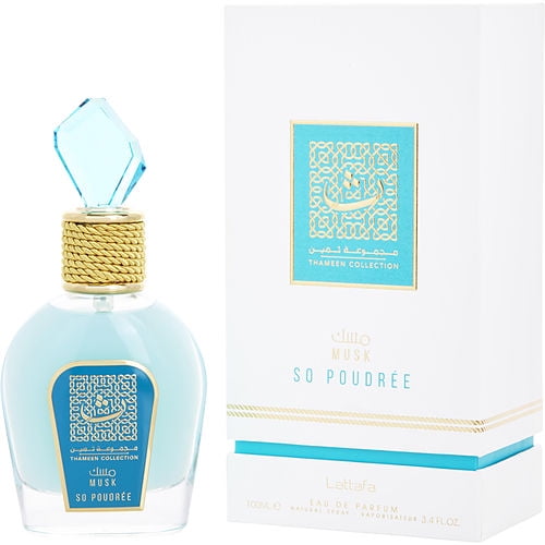 LATTAFA MUSK SO POUDRE by Lattafa EAU DE PARFUM SPRAY 3.4 OZ (THAMEEN COLLECTION) For UNISEX