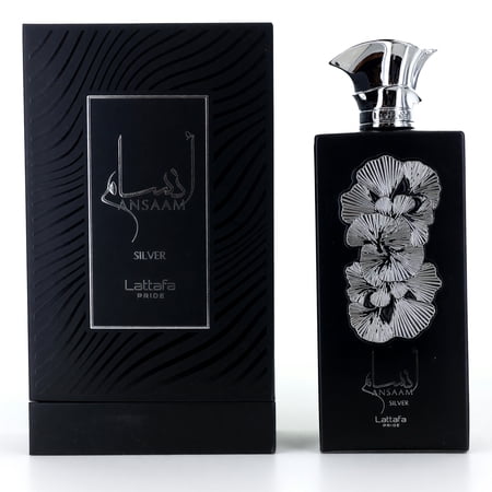 Ansaam Silver by Lattafa, 3.4 oz EDP Spray for Unisex