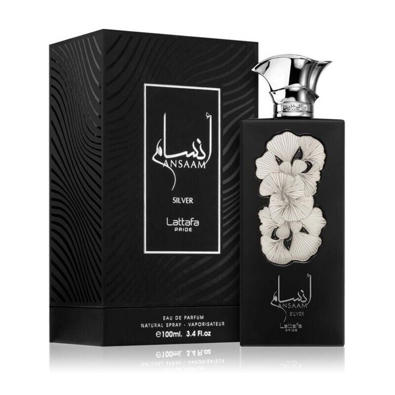 Lattafa Pride Ansaam Silver Eau De Parfum Spray (Unisex) By Lattafa Lattafa Pride Ansaam Silver Eau De Parfum Spray (Unisex) By Lattafa