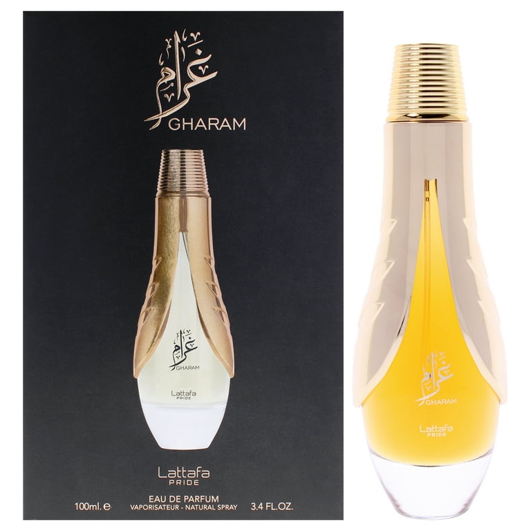 Lattafa Pride Gharam, Eau de Parfum Spray for Unisex, 3.4 Oz