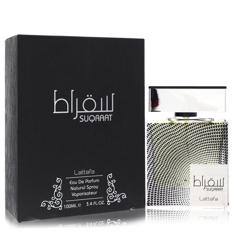 Lattafa Men's Suqraat Eau de Parfum, 3.4 oz Spray, Bergamot