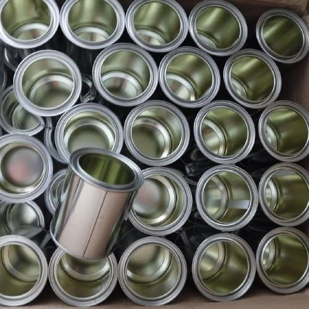 Aazon.co: 12 Pack Epty Paint Cans With Lids (1/4Pint Size),1/2 Cup