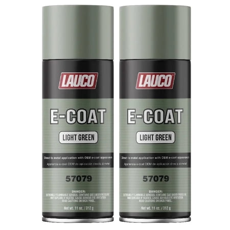 LAUCO E-Coat Light Green 11 oz Aerosol Spray Can DTM Automotive Primer 2 Pack