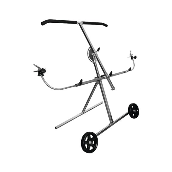 LAUCO Universal Panel and Bumper Stand Adjustable Car Painting & Repair Stand with Rotating Frame, Foldable Design, 220 lbs Load Capacity, Galvanized Steel Construction for Auto Body Work 36098
