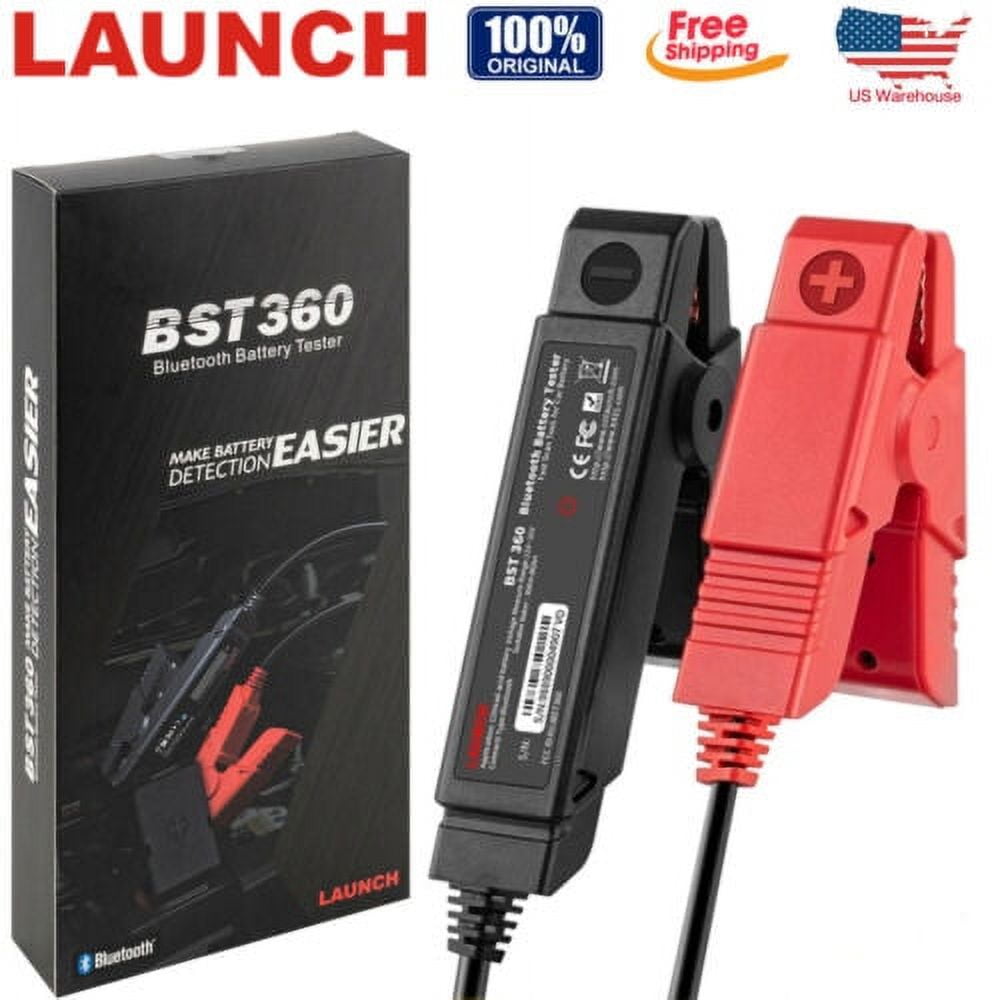 LAUNCH BST360 Car Battery Tester, 6V 12V Bluetooth Load Tester for