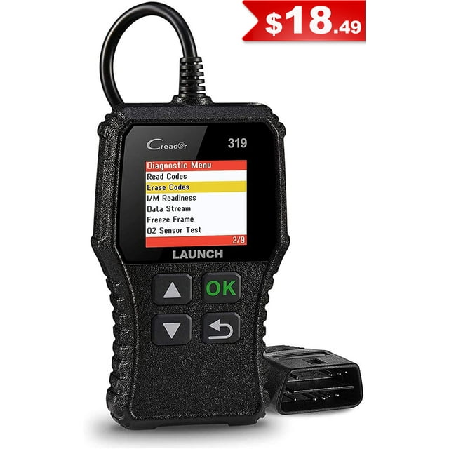 LAUNCH CR319 OBD2 Scanner Engine Fault Code Reader Car Diagnostic Scan ...
