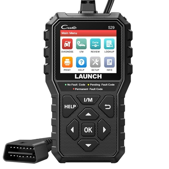 LAUNCH CR529 OBD2 Scanner Car Diagnostic Scan Code Reader Clear Codes, Check Engine Light One-Click I/M, Full OBDII Functions DTC Lookup for DIYers