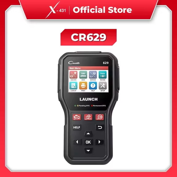 LAUNCH CR629 OBD2 Scanner, Car Diagnostic Tool Full OBD2 Functions Active Tests,Lifetime Free Update