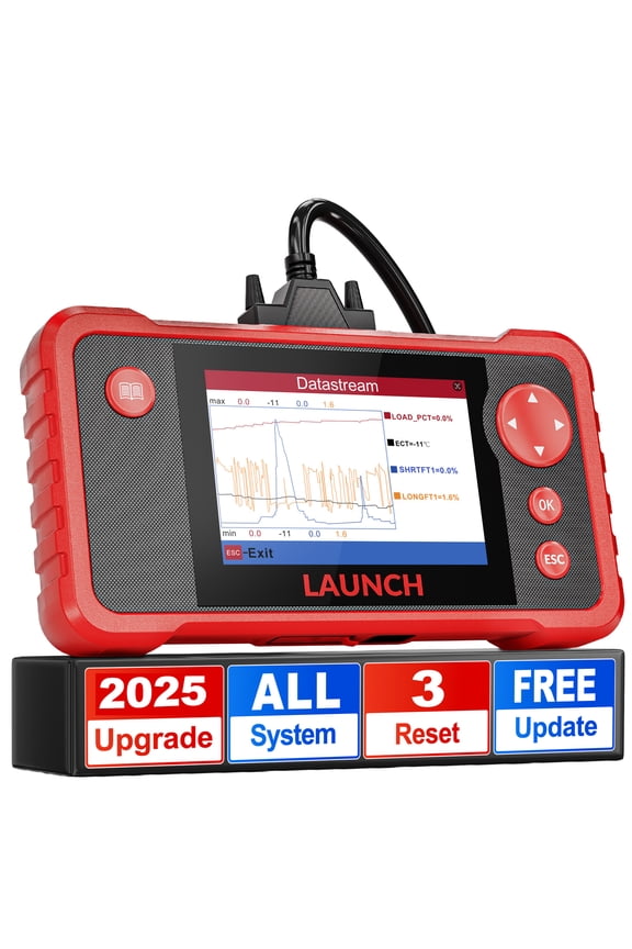 CRP123 OBD2 Scanner, Engine ABS SRS Transmission Car Diagnostic Code Reader Automotive Scan Tool