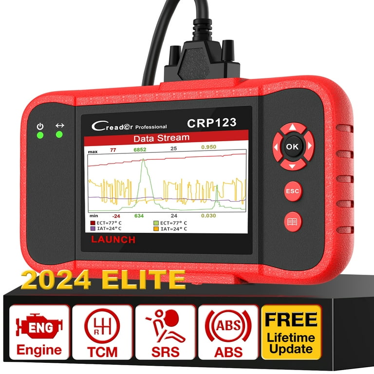 LAUNCH CRP123E V + OBD2 Scanner ALL System Diagnostic Scan Tool Auto Code  Reader