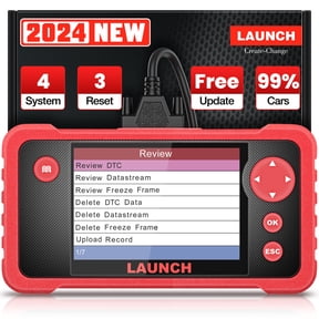 LAUNCH CRP123 V2.0 2024 Newest OBD2 Scanner Four System Car Diagnostic Tool with 3 Reset Oil Service,Throttle Adaption,SAS Relearn, Lifetime Free Update for All Cars