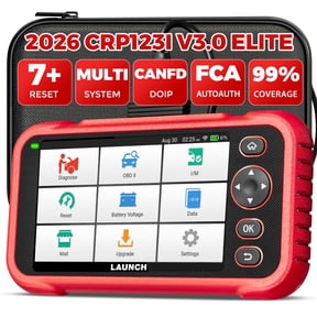 LAUNCH CRP123I V3.0 OBD2 Scanner, 2026 Newest Car Scanner with ABS/SAS/Throttle/Oil/DPF/EPB Reset, ABS Bleeding ,BAT Match, SRS, at, Engine Scanner, Online Feedback, AutoVIN