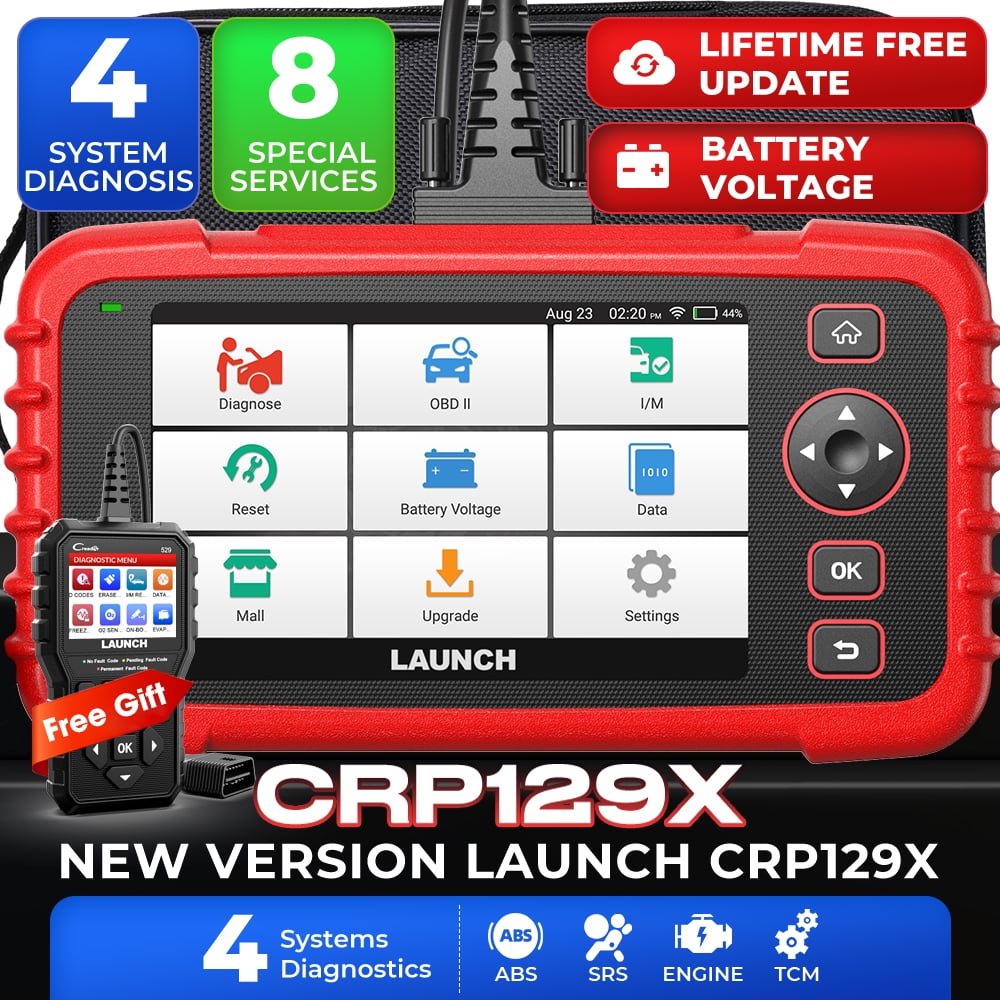 LAUNCH CRP129X OBD2 診断機 LAUNCH CRP129X Elite Car Diagnostic Tool, OBD2 Scanner/ABS