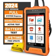 LAUNCH Car Diagnostic Scan Tool for BMW, Bidirectional All Systems OBD2 Scanner with All Services, Lifetime Free Upgrade