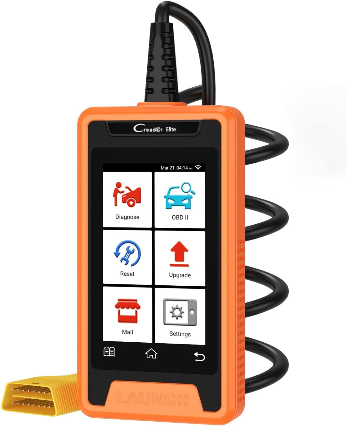LAUNCH Code Reader for AUDI, Enhanced Full-Systems Diagnostic Scanner with Online Coding and Bi-Directional, VAG Guided Function Transmission EPB ABS SRS DPF TPMS Check Engine Oil Service, WIFI Update