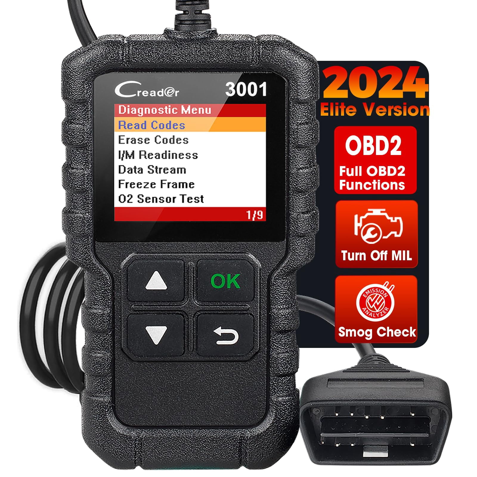 Topdiag T100 OBD2 Scanner: All Mode Diagnostic Code Reader I/M