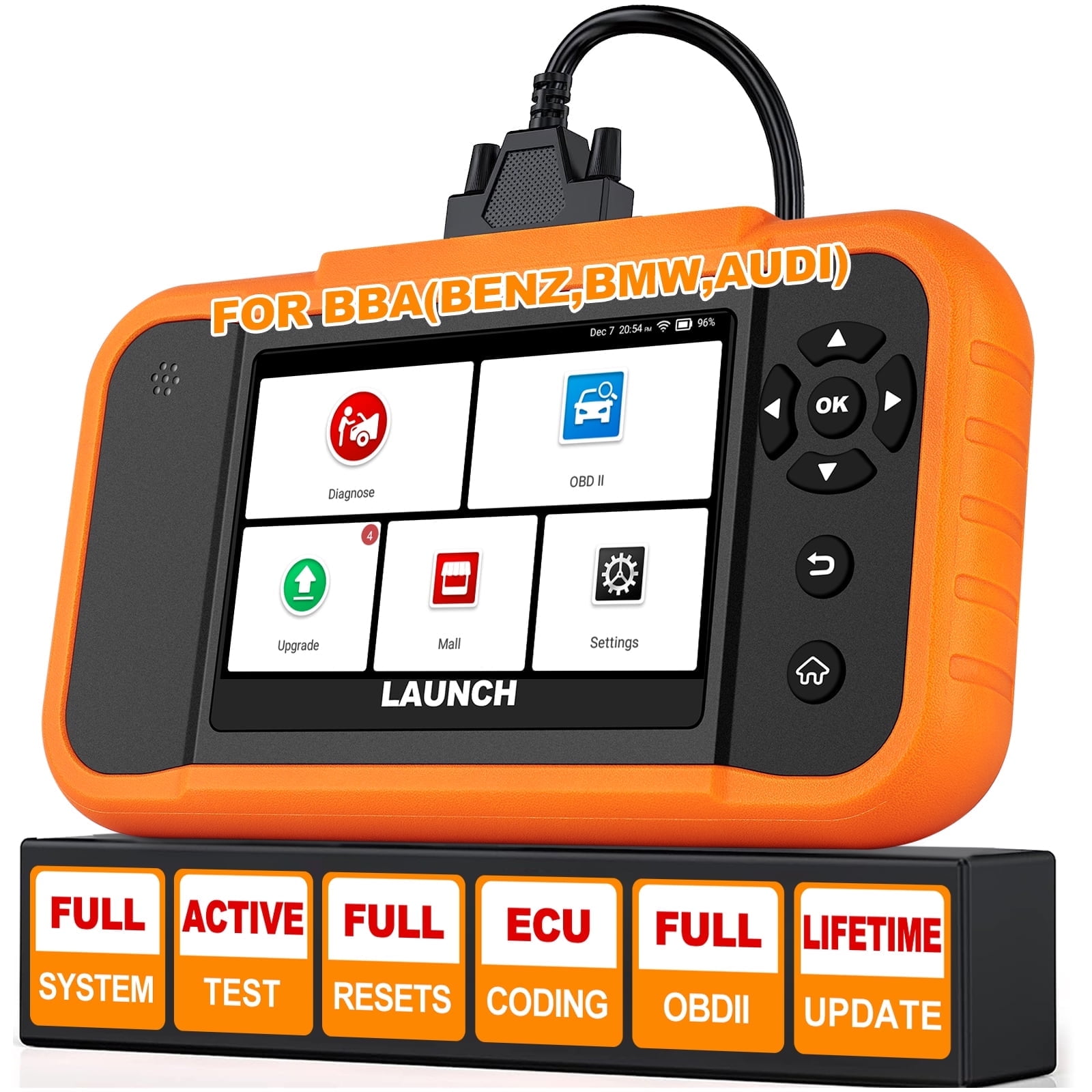 LAUNCH Creader Elite 2.0 BBA Bi-directional OBD2 Scanner For BMW ...