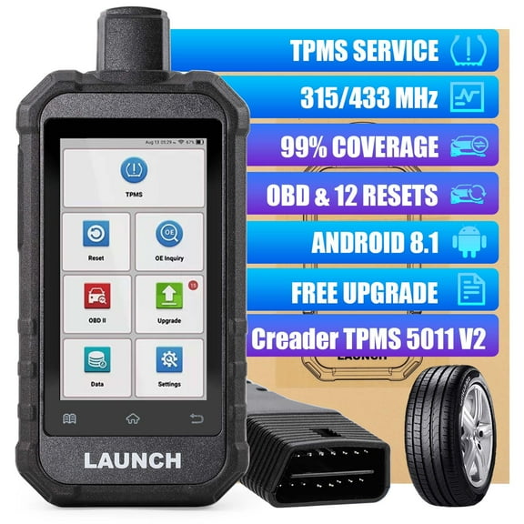 LAUNCH Creader TPMS 5011 V2 TPMS Activation and Auto Diagnostic Tool