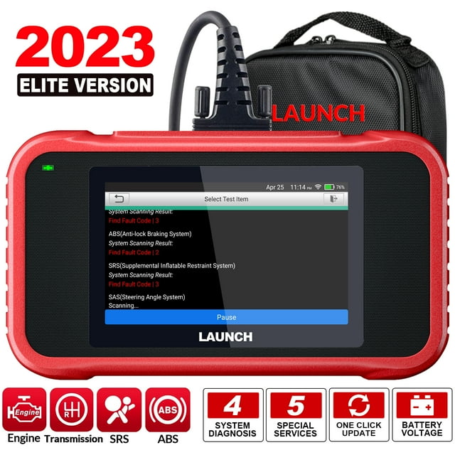 LAUNCH Diagnostic Scan Tool CRP 123E Scanner OBD2 Engine SRS