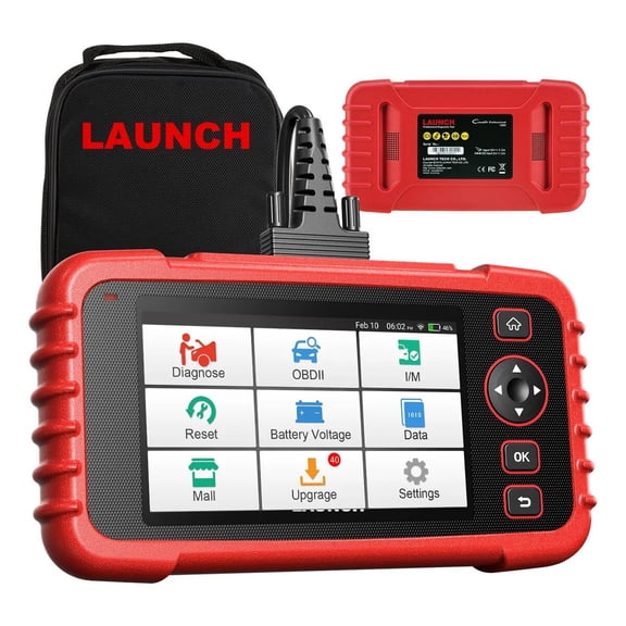 LAUNCH OBD2 Scanner 5" CRP129X V2.0 Elite FCA AutoAuth Car Scanner, 12 Resets Scan ToolLifetime Free Updates