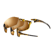 LAUNCH S.F.H., LEOPARD TIFOSI PRO SUNGLASSES BROWN GRADIENT/BROWN/AC RED/CLEAR