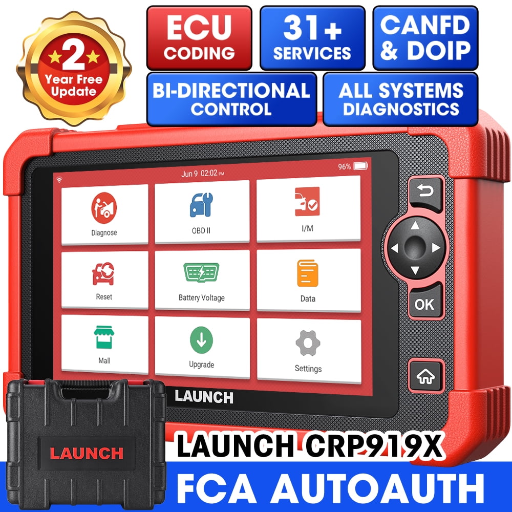 LAUNCH Scanner X431 CRP919X Car Diagnostic Scan Tool OBD2 Scanner ECU