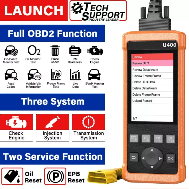 LAUNCH U400 OBD2 Scanner Automotive Diagnostic Scan Tool, Car Code