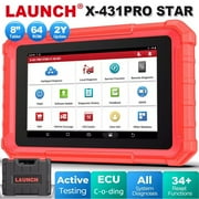 LAUNCH X-431 PRO Star OBD2 Scan Tool, Bi-Directional Car Diagnostic Tablet Scanner, Full System OBD2 Car Code Reader with 37+ Services, ECU Reset, CANFD, DoIP, FCA AutoAuth, 2 Years Free Update