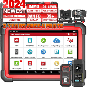 LAUNCH X431 IMMO Elite Automotive Key Fob Programming Tool Car Diagnostic Scan Tool with X-PROG 3 Key Programmer, 2 Years Free Update