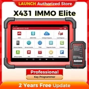 LAUNCH X431 IMMO Elite Automotive Key Fob Programming Tool Car Diagnostic Scan Tool with X-PROG 3 Key Programmer, 2 Years Free Update