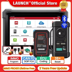 LAUNCH X431 IMMO Plus 2024 Key Fob Programming Tool Car Diagnostic Scanner with PROG3 Bi-directional, ECU Coding, 39+ Services, 2 Years Free Update