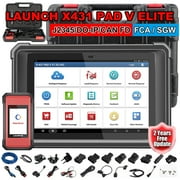 LAUNCH X431 PAD V Elite 2024 Newest Top Car Diagnostic Scanner Full System Tool with J2534 CAN FD, Intelligent Topology Map, Bi-Directional, 60+ Services