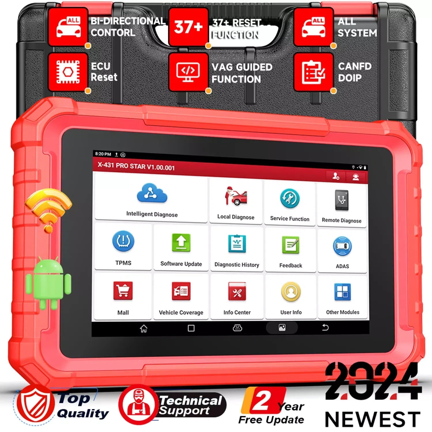 LAUNCH X431 PRO Star Bidirectional Scan Tool, Full System Diagnostic