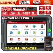 LAUNCH X431 PRO TT 2024 Bidirectional Car Scan Tool with New DBSCar VII Connector, Full System Diagnostic Scanner, CANFD DoIP, 38+ Reset, FCA AutoAuth,VAG Guide