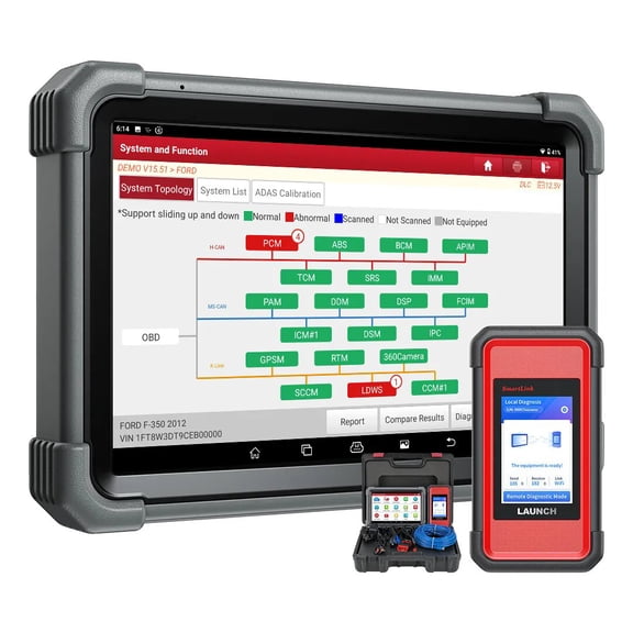 LAUNCH X431 PRO3 V+ 5.0 Elite 2025 Upgraded Bidirectional Scan Tool, E'CU C0ding, 55+ Services, All System Diagnose, 2-Year Free Update