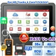 thumbnail image 1 of LAUNCH X431 V+ 4.0 24V Commercial Vehicle Heavy Duty Truck Car Diagnostic Scan Tool With Free MV108S&TPMS, 35+ Reset,All System Scanner,Free Update, 1 of 9