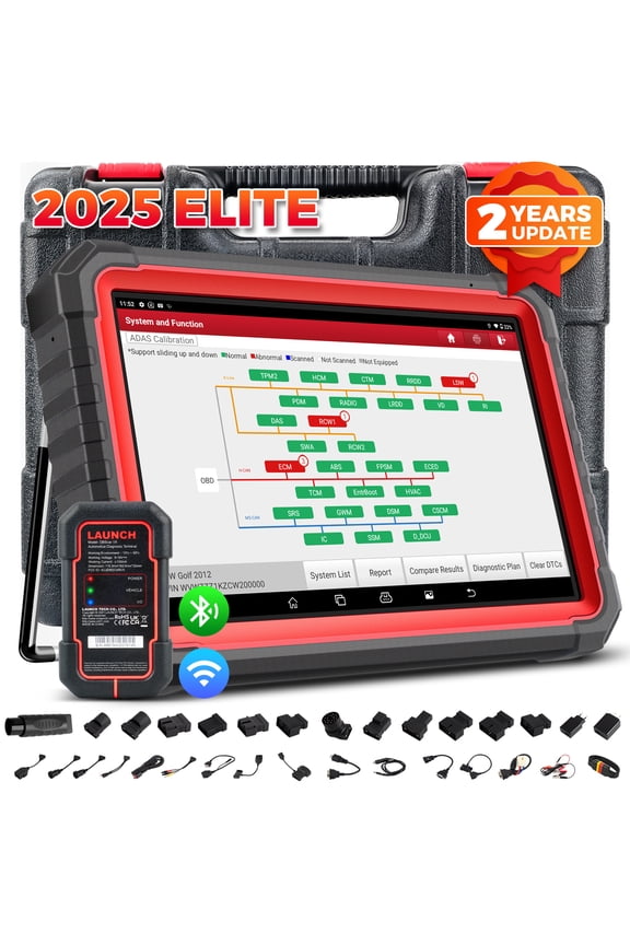 X431 PRO3S+ Car Diagnostic Scan Tool with Online Coding, 36+ Services, VAG Guide, AutoAuth for FCA SGW,CAN FD Connector, 2 Years Free Update