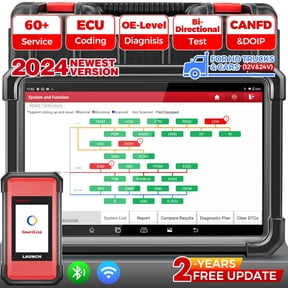 LAUNCH X431 PRO3S+Smartlink HD Heavy Duty Truck Car Diesel&Gasoline Bidirectional Diagnostic Scan Tool with J2534 ,Topology Map,60+Service,ECU Coding,CANFD &DOIP