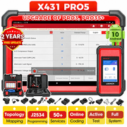 LAUNCH X431 PRO5 Diagnostic Scanner, J2534 ECU C0ding, Topology Mapping, 2-Year Updates, Intelligent Diagnostics
