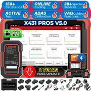 LAUNCH X431 PROS V+ 5.0 Elite Car Diagnostic Scan Tool with DBSCar VII, All Systems Scan Online , 37+ Services, CANFD,Key ,2 Year Free Update