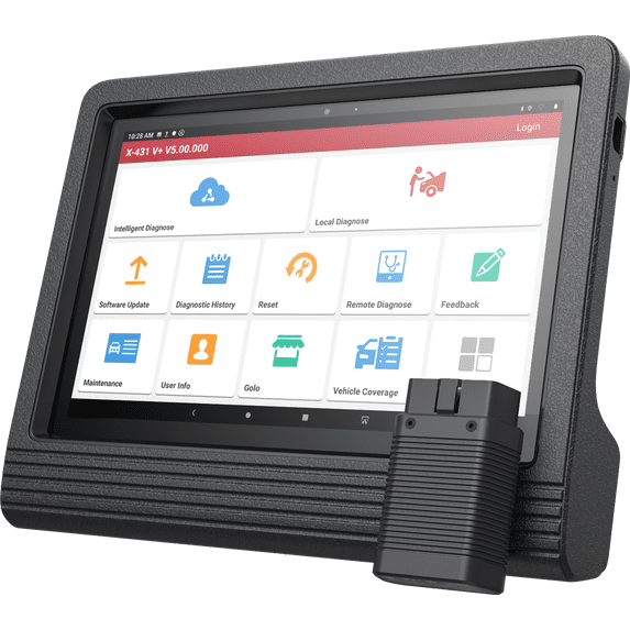 LAUNCH X431 V+ 4.0 24V Commercial Vehicle Heavy Duty Truck Car Diagnostic Scan Tool With Free MV108S&TPMS, 35+ Reset,All System Scanner,Free Update