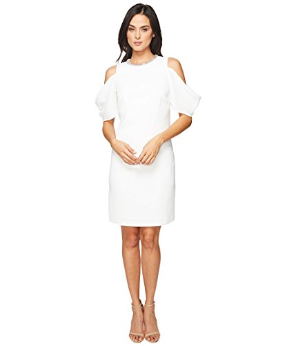 Laundry By Shelli Segal Women's Off The Shoulder Cocktail Dress - Crepe Fabric