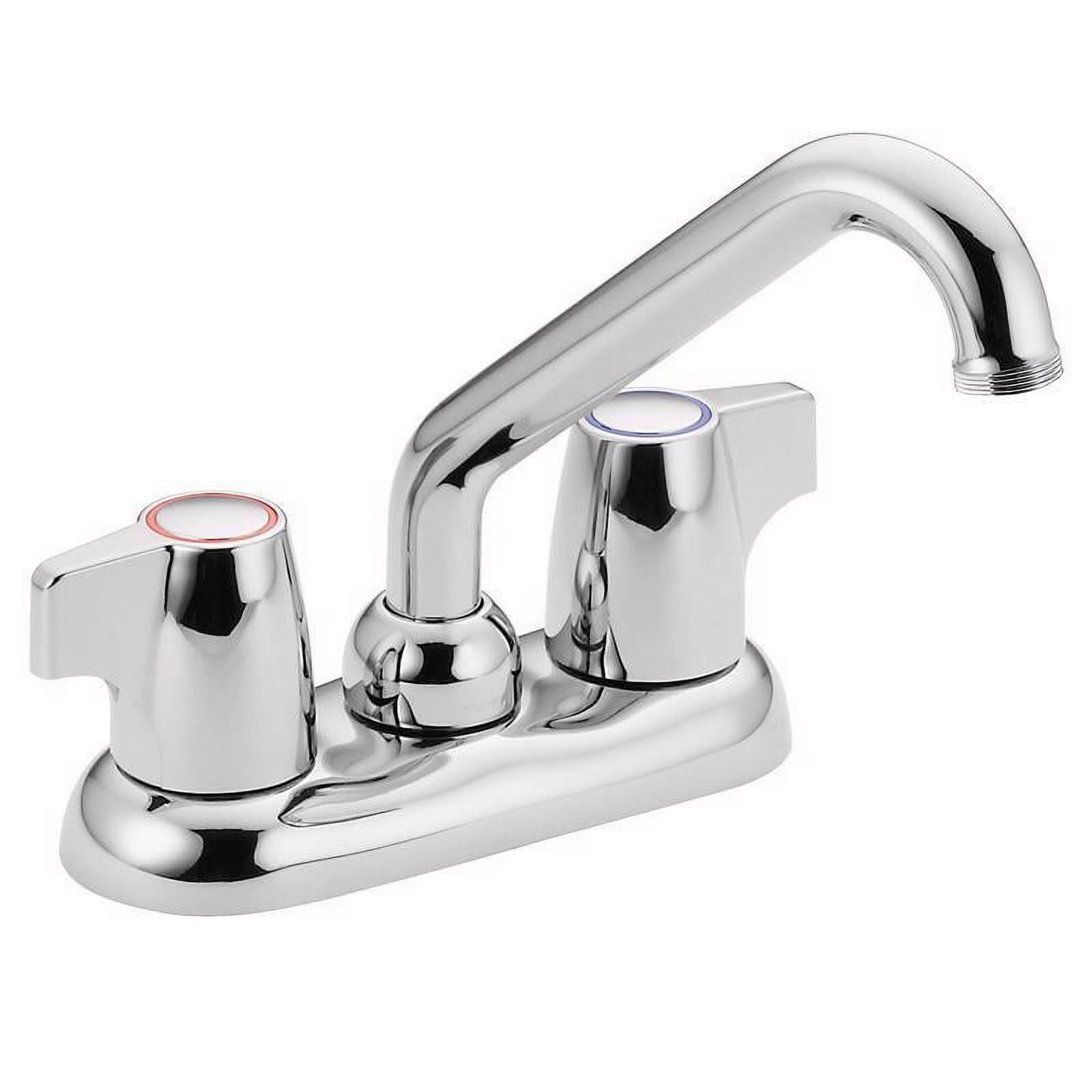 Chrome Dual Handle Centerset Utility Faucet