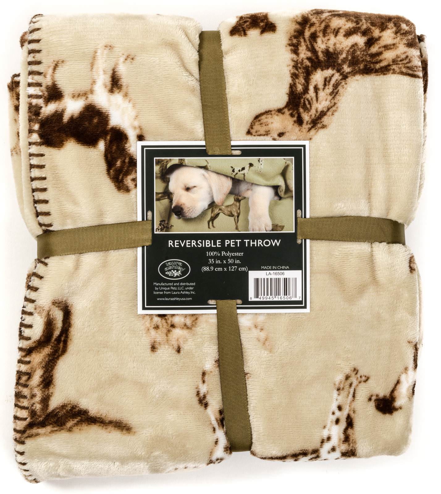 Laura Ashley 17.72 in. D x 23.62 in. W Blanket Bag in Parterre LA-95825 -  The Home Depot