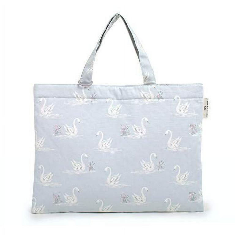 LAURA ASHLEY Lesson Bag Quilted With Loop Swans N0248400