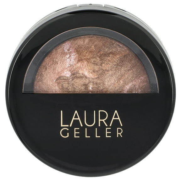 LAURA GELLER NEW YORK Baked Blush-n-Brighten Marbleized Blush - Sunswept - Creamy Lightweight - Satin Finish