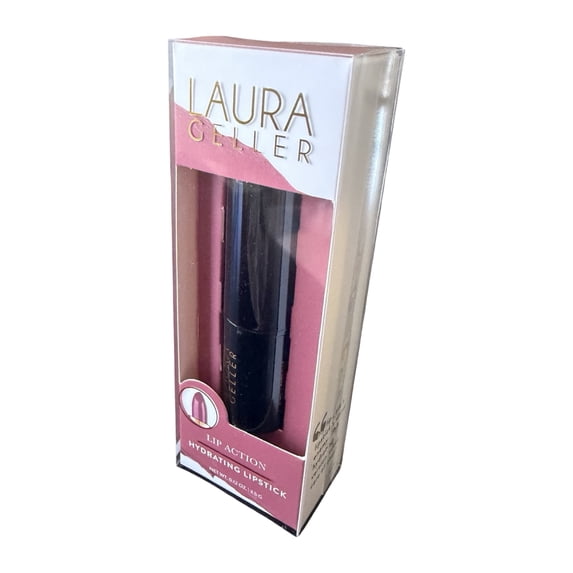 LAURA GELLER NEW YORK Lip Action Hydrating Moisturizing Lipstick Rose 0.12 oz