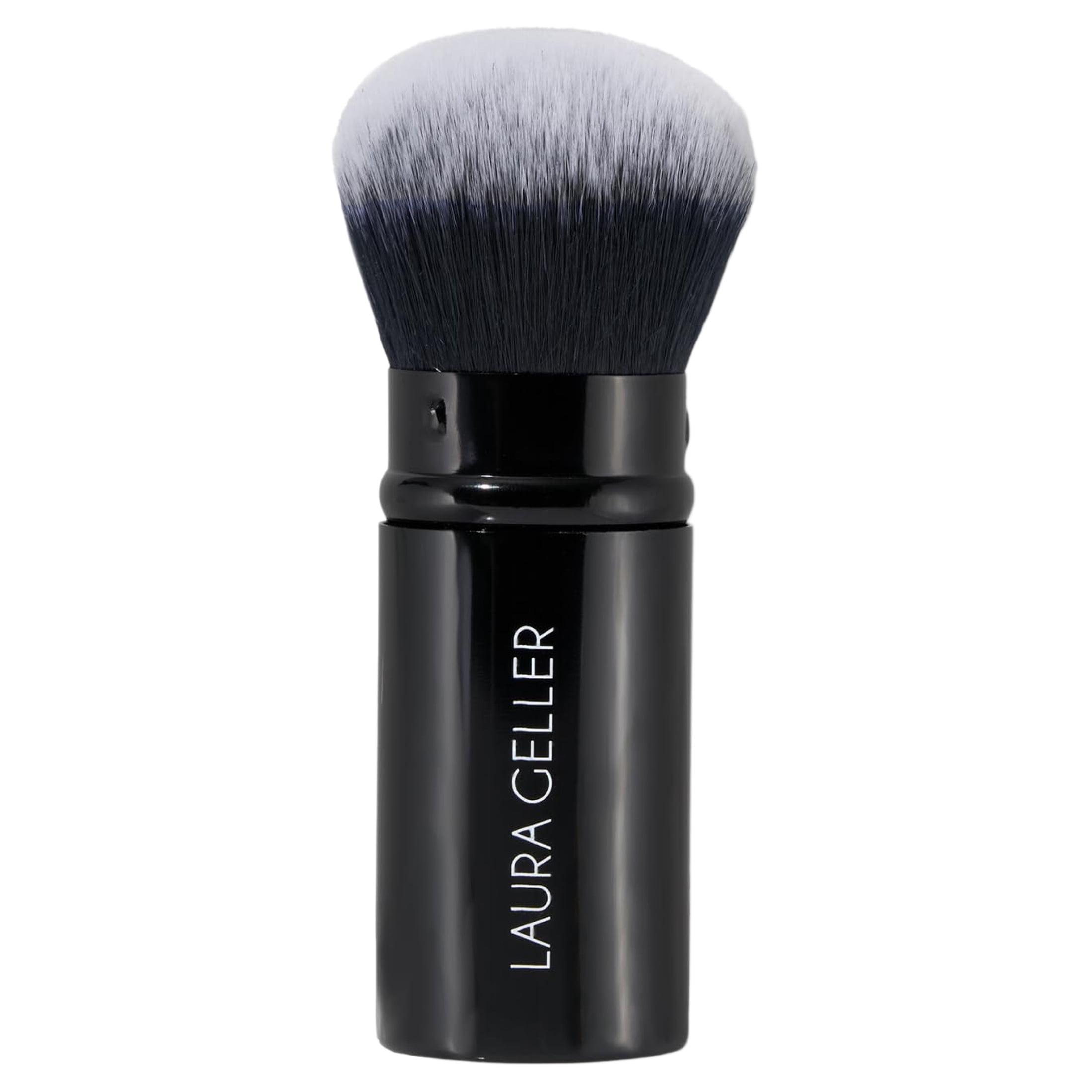 LAURA GELLER NEW YORK Retractable Airbrush Kabuki Brush for All Face Makeup & Foundation for Liquid, Cream and Powder Face Makeup With Aluminum Handle