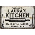 thumbnail image 1 of LAURA'S Kitchen Farmhouse Sign 8 x 12 High Gloss Metal 208120033025, 1 of 1