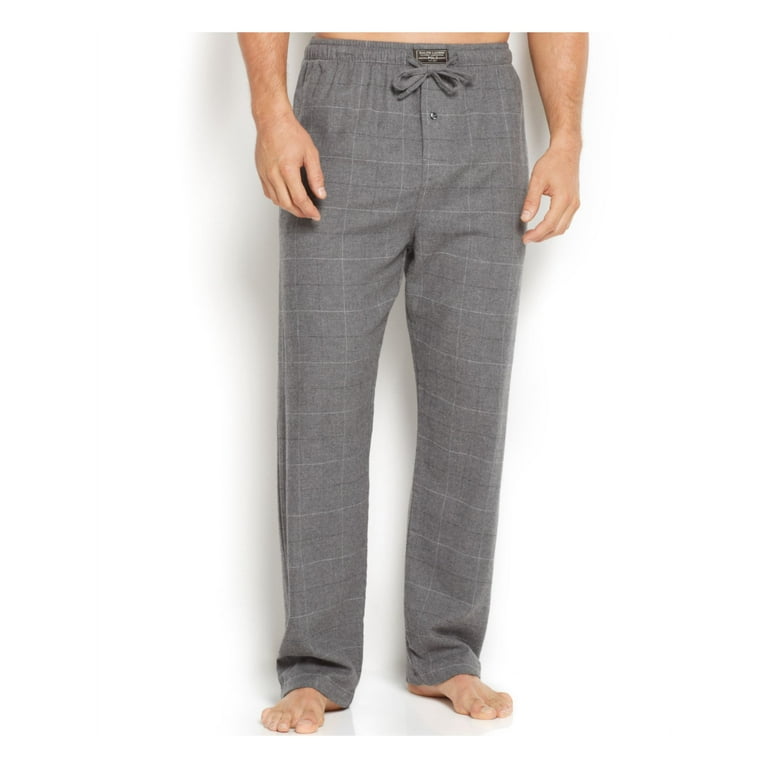 LAUREN RALPH LAUREN Intimates Gray Pocketed Check Sleep Pants M Walmart